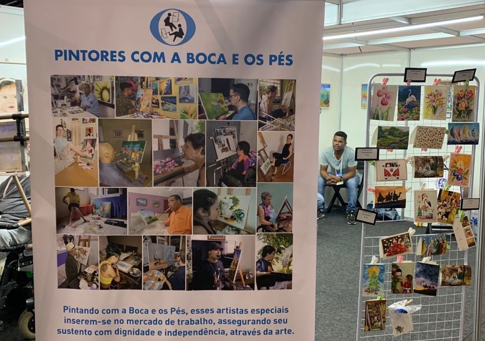 APBP MARCOU PRESENÇA NA MEGA ARTESANAL 2022, COM SEUS ARTISTAS PINTANDO AO VIVO.