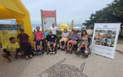 ARTISTAS EXPÕE SUA ARTE NO PROJETO PRAIA PARA TODOS